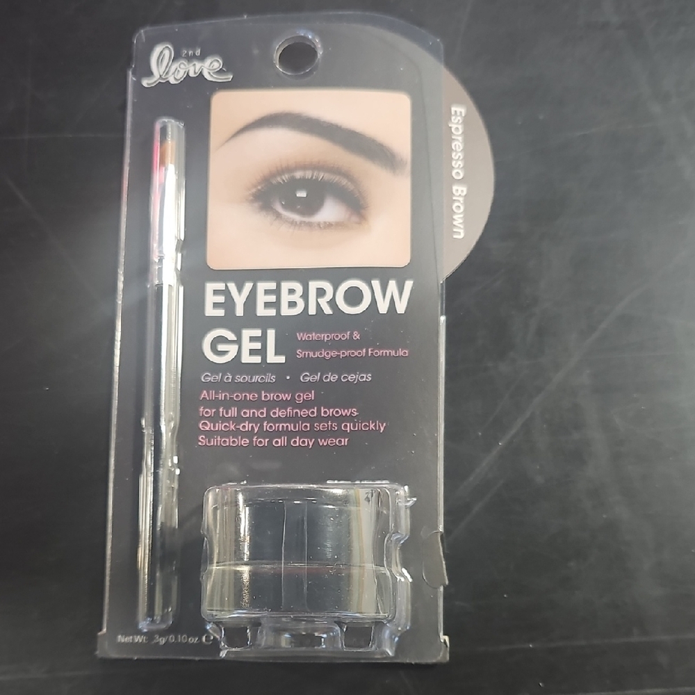 Love Espresso Brown Eyebrow Gel with Brush